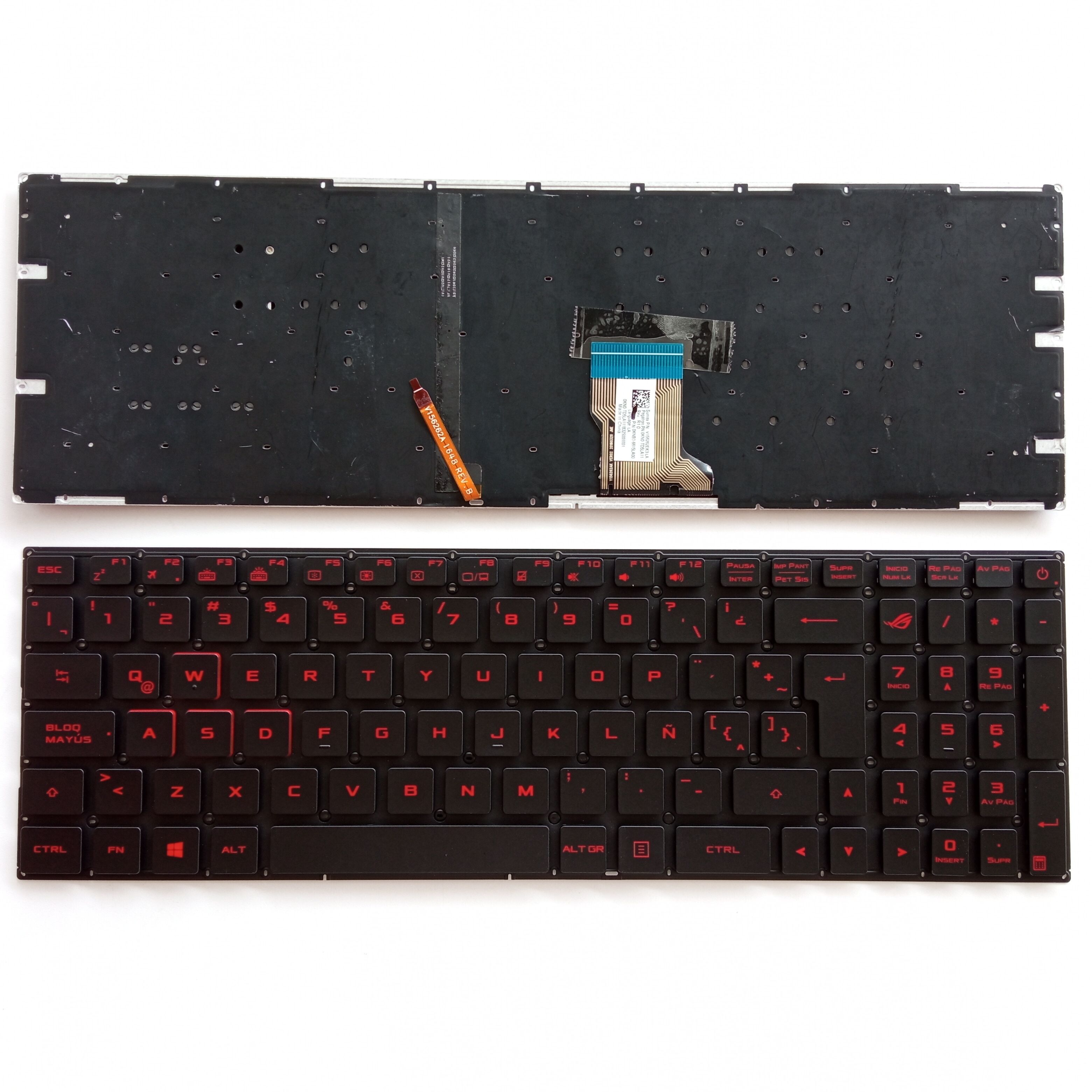 Picture of New Replacement Laptop Keyboard For ASUS GL502/GL702 BLACK Backlit,Red Printing LA Layout